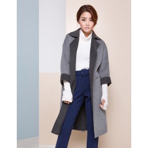 【特惠】 YCDW8-0002 时尚大气长款双面羊毛大衣 【特惠】 YCDW8-0002 时尚大气长款双面羊毛大衣